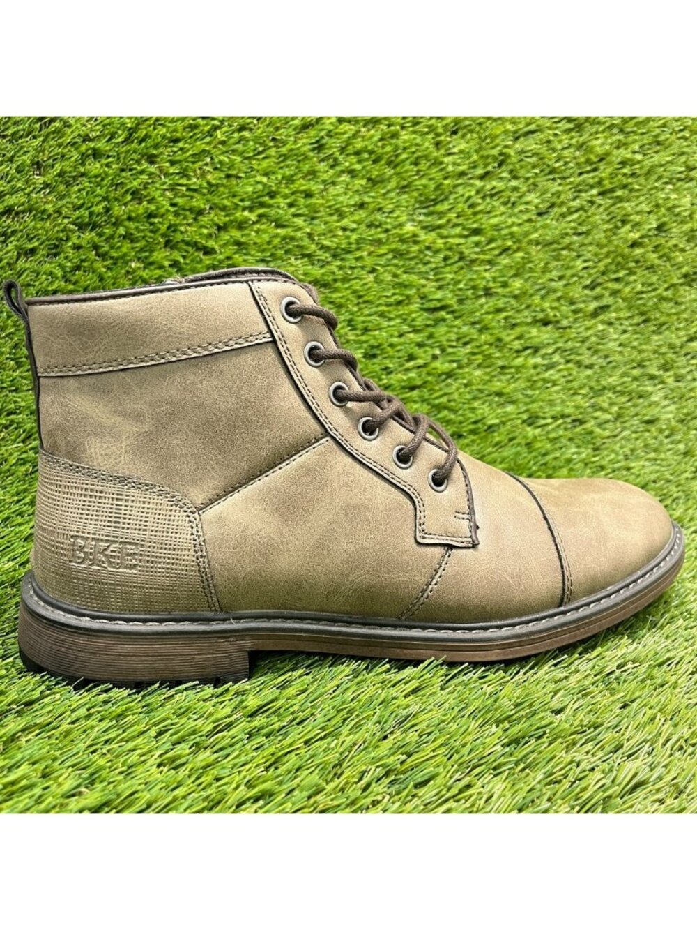 BKE Roman Mens Size 10 Brown Classic Outdoor Leather Lace Up Ankle Chukka Boots